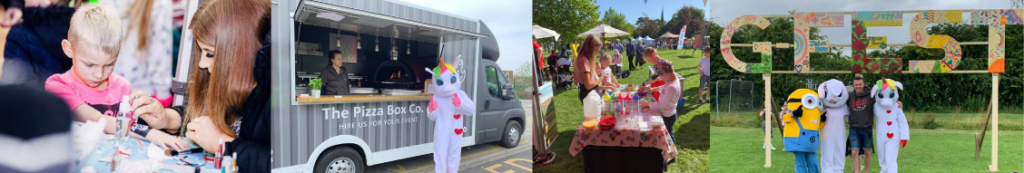 a and b crafts at various family fun day events